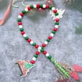 thumbnail image 2 of Abcelit 2pcs Christmas Wood Bead Garland with Tassels Farmhouse Rustic Kid Room Wall Hanging Ornaments Party Decor Supplies, 2 of 6