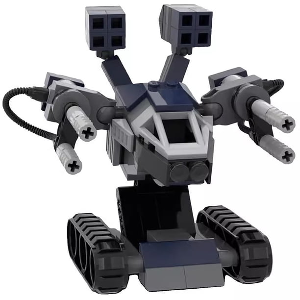 133 Pcs MOC Building Blocks Earth War Block Machine Puzzle Toys, A Hit at Children's Birthday Parties