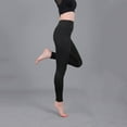 thumbnail image 4 of Ropa interior deportiva con bolsillos laterales que adelgaza la cintura alta y la cadera para pantalones de yoga de mujer, 4 of 5