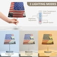 thumbnail image 4 of Eagle and American Flag Desk Lamp LED Table Nightstand Lamps with 3 Color Temperatures for Home Bedroom Living Room Decor 8x12, 4 of 8
