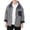 Navy, variant on Coerni Boys Striped Shirt Jacket Button Down Long Sleeve Collar Coat Relaxed Fit Spring Autumn Casual Layering Outerwear