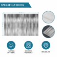 thumbnail image 6 of Grey Placemats Set of 4, Modern Abstract Art Ombre Striped Placemats for Dining Table, Place Mats for Kitchen Tabletop, Waterproof Wipeable Dining Table Mats Set, 6 of 9