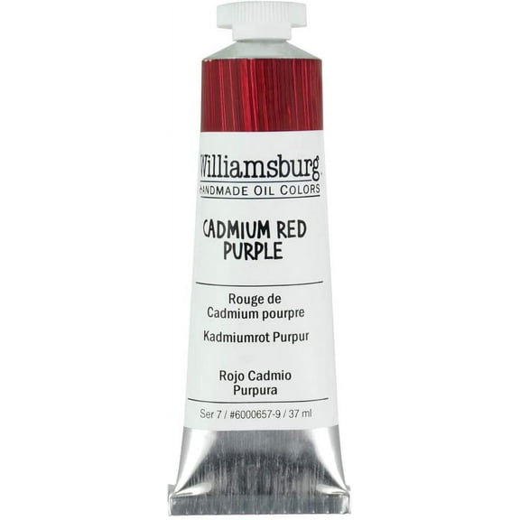 Williamsburg Handmade Oil Paint - Cadmium Red Purple, 37 ml