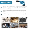 thumbnail image 3 of Yeacher Rechargeable 2-in-1 Blowing and Suction Leaves Dust Collector High Power Cordless Electric Air Blower Multifunctional Portable Vacuum Cleannig Blower Home and Car Cleaning Accessory, 3 of 7
