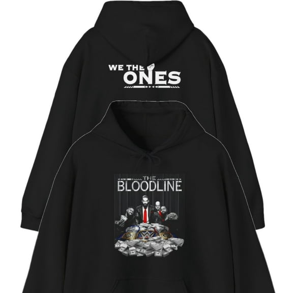 Bloodline Roman Reigns Usos Black Hoody Sweatshirt