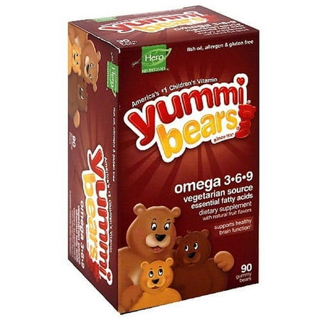 Yummi Bears Fish Free Omega 3-6-9 Dietar