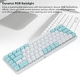 thumbnail image 3 of Keyboard Mechanical Keyboard 60% RGB Blue Switch 68 Keys Wired Gaming Keyboard for PC Laptop, 3 of 7