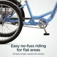 thumbnail image 5 of Schwinn Meridian Adult Tricycle, 26 Inch Wheels, Single Speed, Periwinkle, 5 of 7