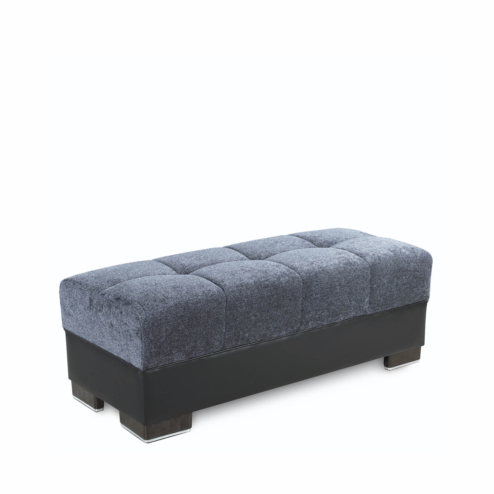 Ottomanson Downtown Collection Ottoman, Gray