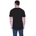 thumbnail image 2 of StarTee Drop Ship Men's 4.3 oz., CVC Slit V-Neck T-Shirt S BLACK, 2 of 2