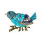 thumbnail image 4 of Broche de pájaros animales Yuyangstore broches de aleación con diamantes de imitación para mujer ropa de cumpleaños Azul, 4 of 8