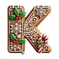 thumbnail image 5 of Lwlmwt Gingerbread Alphabet Ornaments for Christmas,10cm Christmas 26-letter Pendant,A to Z Christmas Letters,Mini Monogram Hanging Decorations for Party Gifts DIY Decor, 5 of 5