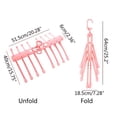 thumbnail image 3 of Space Saving Clothes Hanger Multiple Layers Multifunctional Uses Rack Organizer Clothes Wardrobe for Laundry Room, 3 of 5