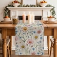 thumbnail image 2 of Table Runner 90 Inches Long for Kitchen Dining, Pink Spring Floral Dresser Scarf Farmhouse, Dining Table Decorations for Wedding/Parties, Elegant Pastoral Flowers Butterflies Rustic 13 x 90 In, 2 of 8