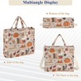 thumbnail image 6 of FORMRS Womens Corduroy Tote Bag Crossbody Shoulder Handbag with Pocket, Fall Acorns Pattern, 6 of 7
