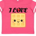 thumbnail image 4 of Inktastic Waffle Lover I Love Waffles Boys or Girls Toddler T-Shirt, 4 of 5