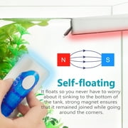 NEPTONION Magnetic Aquarium Fish Tank Glass Algae Scrapers Glass Cleaner Scrubber Clean [Blades Attachment, Floating, Scratch-Free, Non-Slip, Magnetizing]L