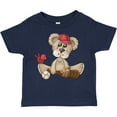 thumbnail image 3 of Inktastic Baseball Teddy Bear Boys Toddler T-Shirt, 3 of 5
