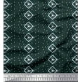 thumbnail image 1 of Soimoi Poly Crepe Fabric Dot & Geometric Tie-Dye Print Fabric by Yard 52 Inch Wide, 1 of 3