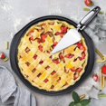 thumbnail image 3 of Cacerola antiadherente para pizza de acero al carbono de 14 pulgadas con bandeja para hornear pizza con agujeros, 3 of 5