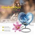 thumbnail image 5 of Burial Dove Flying Urns For Metal Remains - Small Urns For Ashes For Men & Women - Heart Shaped Cremation Keepsakes For Ashes - Mini Urn For Ashes - Human Ashes Urn Adult (Size - 3inch, 1pcs), 5 of 5