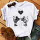 thumbnail image 1 of Camiseta de Mickey Minnie Mouse de Disney, moda para mujer, nueva camiseta Harajuku Ulzzang, camisetas para mujer, ropa de verano de manga corta para mujer, 1 of 5