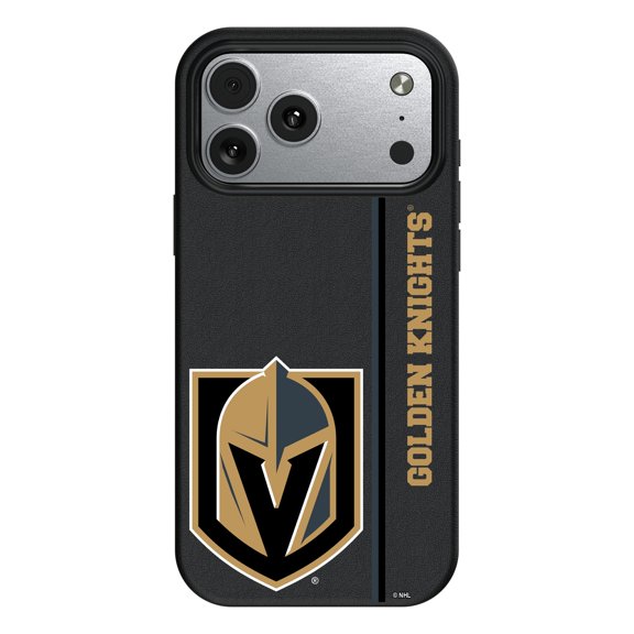 Keyscaper Black Vegas Golden Knights Sidebar Magnetic iPhone Case