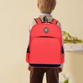 thumbnail image 2 of ibiyuan School Backpack Student Lightweight Bookbag Set with Multi-Pockets Cute Bow Back To School Supplies Work / Office / Commute,A,Red, 2 of 5