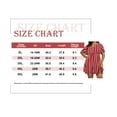 thumbnail image 3 of CASSIE LIZ Women's Plus Size Dress 3X Wine Red Crossover V Neck Dress White Striped Flutter Sleeves Dress Casual Fits Loose Dress For Summer 3XL 22W 24W, 3 of 3