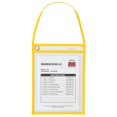 thumbnail image 1 of C-Line Soporte para boletos de tienda con correa para colgar Amarillo 12"" x 9"" x 16"", 1 of 1