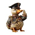 thumbnail image 1 of Liquidation & Promo, Veterans Tribute Duck Ornament, Ceramic Material, Hand-Painted Design, 4-inch Size, for Home Decor, Military Gift, Ornamental Home Accent, Family Room Decor Akmoler Under 25, 1 of 9