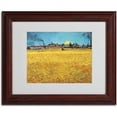 thumbnail image 2 of Trademark Fine Art "Summer Evening 1888" Canvas Art by Vincent van Gogh, Wood Frame, 2 of 3
