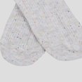 thumbnail image 3 of Women's Chic Style Solid Speckled Crew Socks Non Slip Cotton for Casual 2 Pairs - White, 3 of 6
