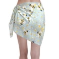 thumbnail image 2 of Bingfone Bees Women's Sarong Swimsuit Cover Ups Bathing Suit Coverups Chiffon Beach Wrap Skirts, 2 of 7