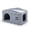 Grey, variant on YIFAEUX Cat Bed Large Cat Cave Nest Pet House Felt Cat Play Rest Space Pet Condo Hideaway Cube 2-in-1 Scratching Board Cat Bed for Indoor Cats