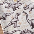 thumbnail image 6 of Fesfesfes Toddler Kids Baby Boys Summer White Dinosaur Print Top Shorts Clothes Suit, 6 of 9