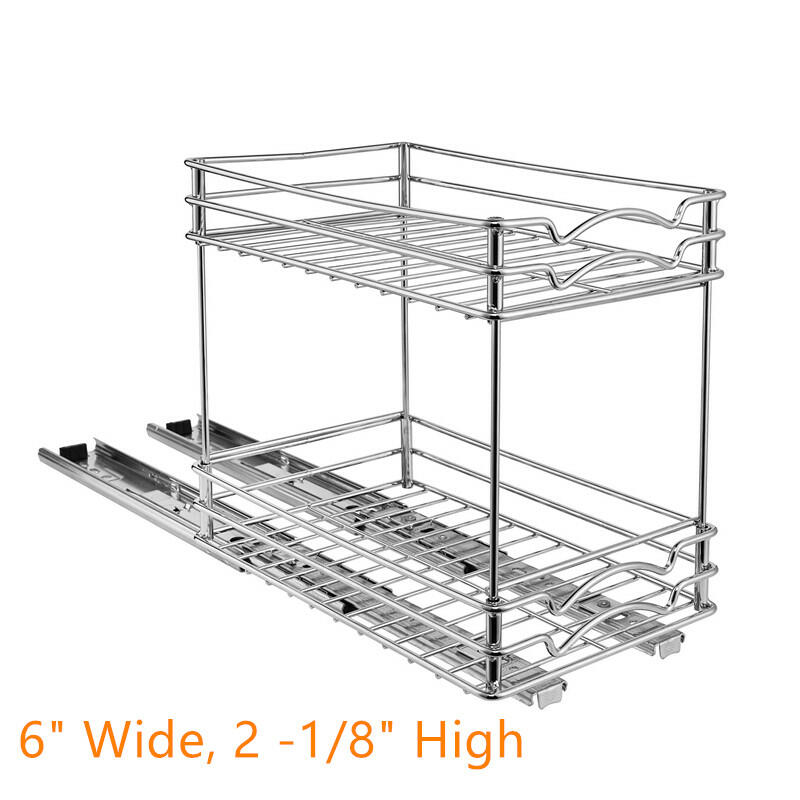 2 Tier Kitchen Slide Out Cabinet Organizer 6 Wide Pull Out Under   Feb152ae C1be 4749 9833 E97f21028f35.1aec77d4678d2d9cf734b4b175e2e17f 