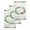 Ivory, variant on Spring Botanical Kitchen Dish Towels for Drying Dishes Set of 3, Garden Birds Floral Leaves Gray Plaid Waffle Weave Microfiber Hand Tea Bathroom Towels Quick Dry & Absorbent Towel 12x12