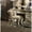 Gold, variant on Vintage Vanity Stool | Stylish for Vanity Areas | Soft Fabric Upholstery & Antique Finish | Elevates Space Aesthetics
