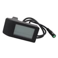 thumbnail image 1 of Medidor de pantalla LCD para bicicleta eléctrica, medidor de conversión de bicicleta con conector impermeable de 5 pines para controlador Bafang de 24 a 48V, 1 of 12