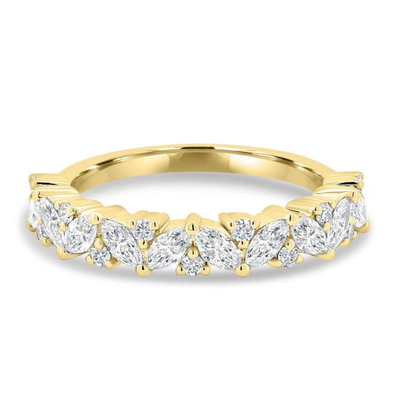 2Ct Round Cut Lab Created Diamond Engagement Ring 14K Yellow Gold Plated