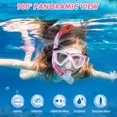 thumbnail image 2 of Set de Snorkel KUYOU para Niños con Máscara Antivaho y Gafas de Natación, 2 of 8