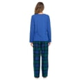 thumbnail image 4 of Casual Nights Women's Jersey Knit Long-Sleeve Top and Soft Flannel Bottom Pajama Set, 4 of 4