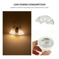 thumbnail image 4 of RUNROTOO 4 Pcs Lampe Décorative Blanche Gu10 avec Lumière LED, 4 of 8