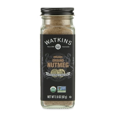 Watkins Gourmet Organic Spice Jar, Ground Nutmeg, 2.8 oz