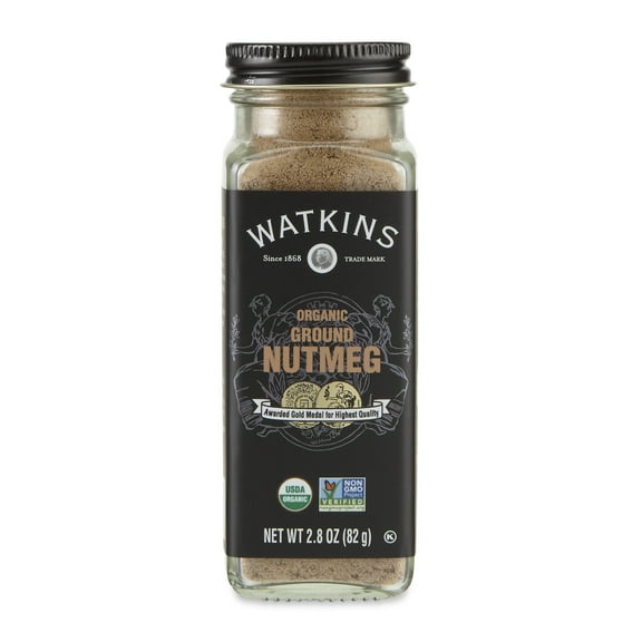 Watkins Gourmet Organic Spice Jar, Ground Nutmeg, 2.8 oz