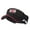 Black Red, variant on Colorado Flag Embroidered Cotton Sandwich Visor - Stone Navy OSFM