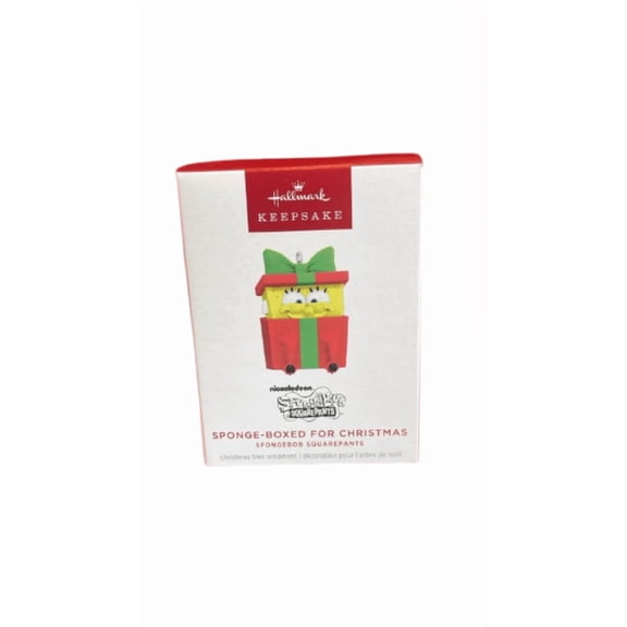 Hallmark Keepsake 2025 SpongeBob Sponge-Boxed for Christmas Ornament New w Box