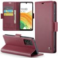 thumbnail image 1 of Feishell Wallet Case for Samsung Galaxy A32 5G, RFID Blocking Magnetic Clasp Shockproof Cover, Premium PU Leather Flip Case with Credit Card Slots Holder Kickstand for Galaxy A32 5G,Wine, 1 of 11