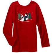 Women's Christmas Snowmen Fleece Pullover